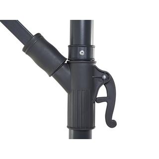 Beliani Ampelschirm aus Stoff RAVENNA  