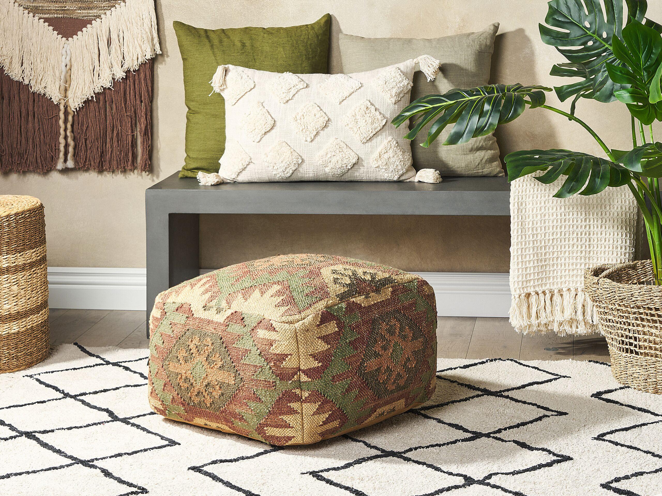 Beliani Pouf aus Jute Retro CUMBUM  