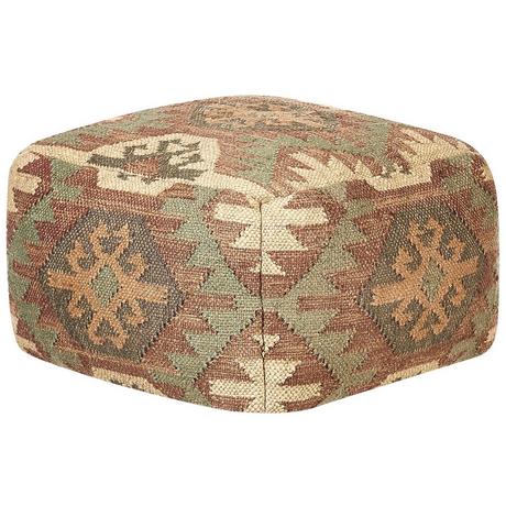 Beliani Pouf aus Jute Retro CUMBUM  