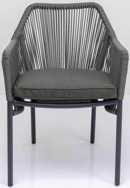 mutoni Fauteuil Wave gris  