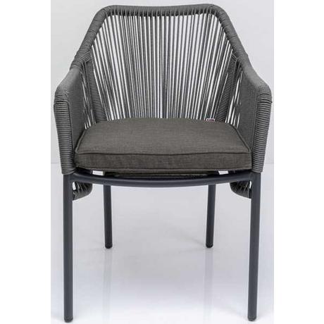 mutoni Fauteuil Wave gris  