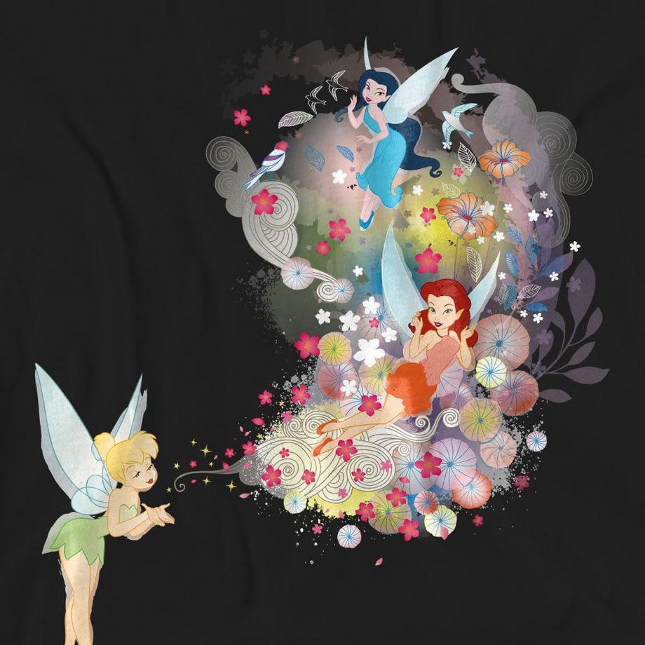 Disney T-shirt imprimé fée amusant  