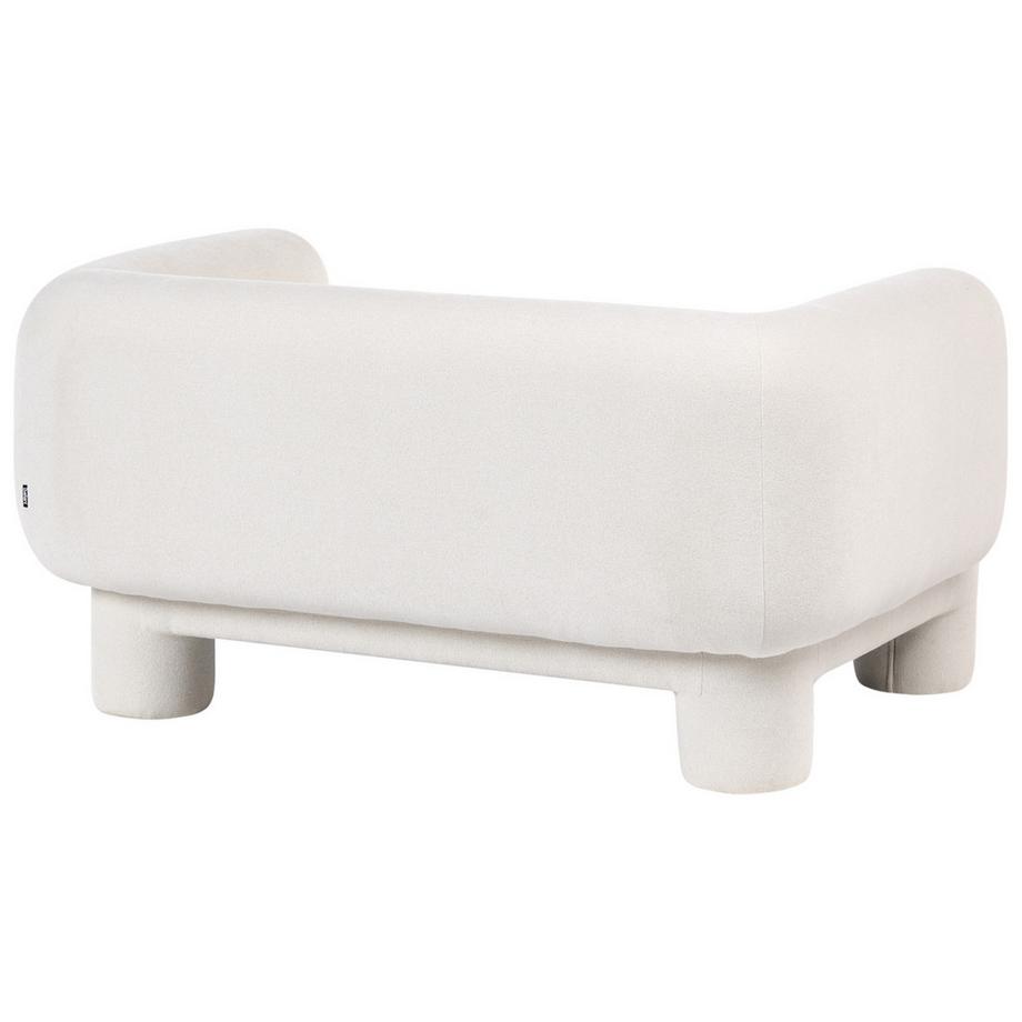 Beliani Canapé 2 places en Tissu Rétro HOGBO  