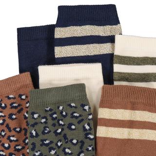 La Redoute Collections  7er-Pack Socken mit Streifen & Leopardenmuster 