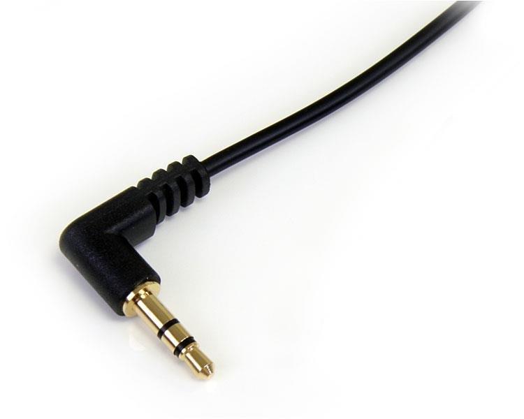 STARTECH.COM  StarTech.com 30cm 3,5mm Klinke Audiokabel rechts gewinkelt - Stecker/Stecker 