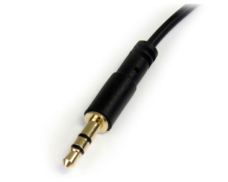 STARTECH.COM  StarTech.com 30cm 3,5mm Klinke Audiokabel rechts gewinkelt - Stecker/Stecker 