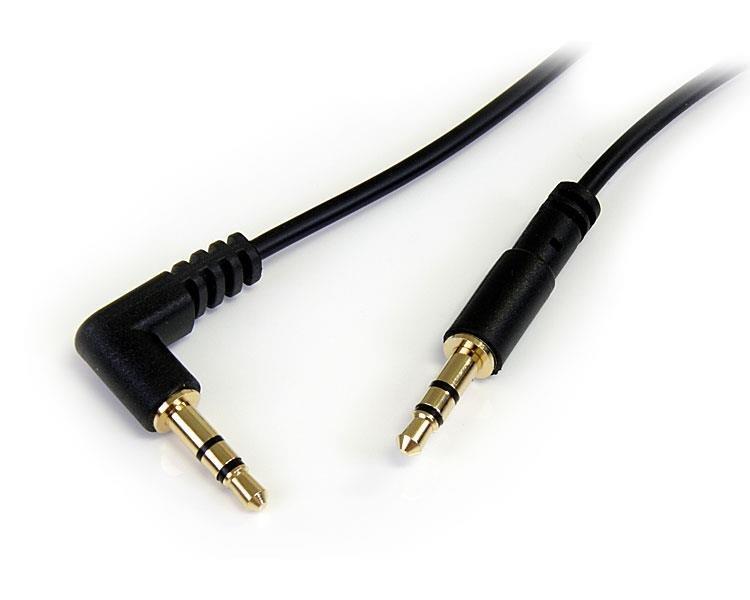 STARTECH.COM  StarTech.com 30cm 3,5mm Klinke Audiokabel rechts gewinkelt - Stecker/Stecker 