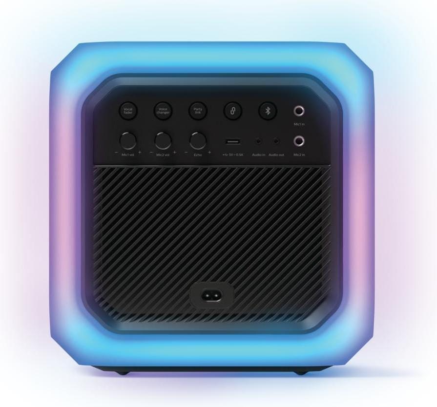 PHILIPS  TAX7207/10, Bluetooth Party Speaker Bis 12h Akku, 80 Watt RMS, Light Show 