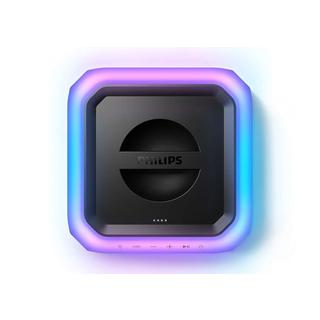 PHILIPS  TAX7207/10, Bluetooth Party Speaker Bis 12h Akku, 80 Watt RMS, Light Show 