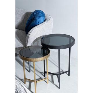 mutoni Table d&#039;appoint Yamir ronde haute (set de 2)  