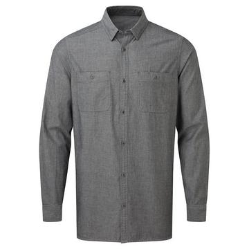 Chemise à manches longues en chambray organique