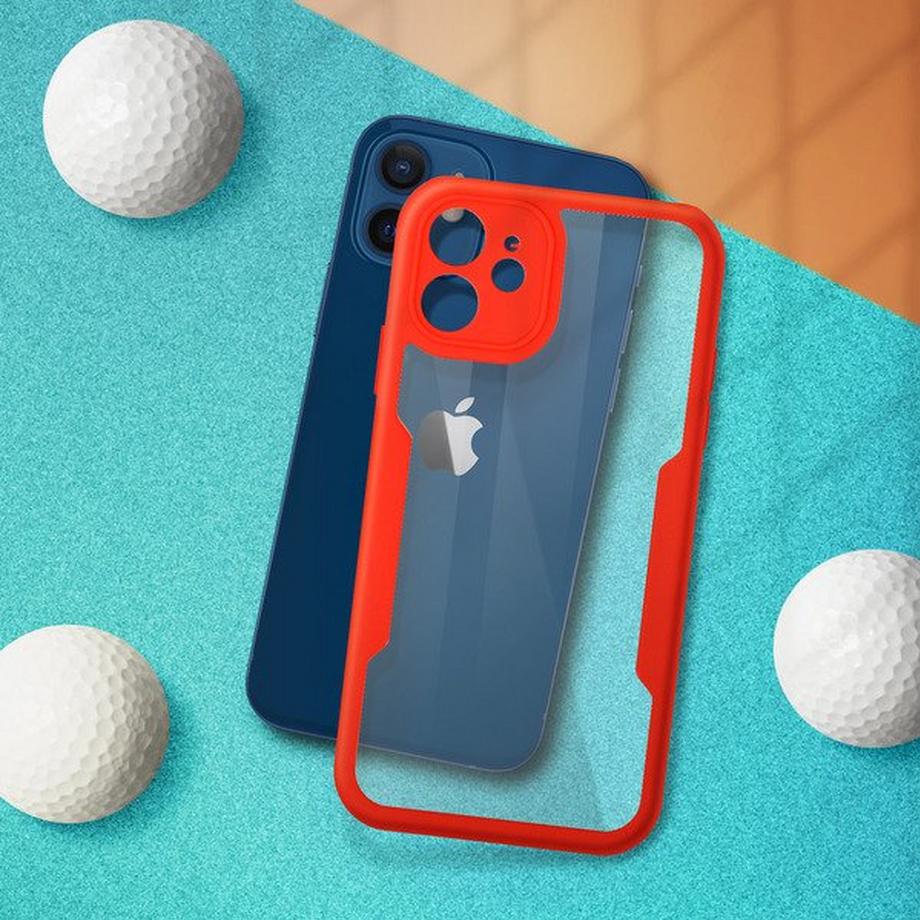 Avizar  Coque intégrale iPhone 12 / 12 Pro rouge 