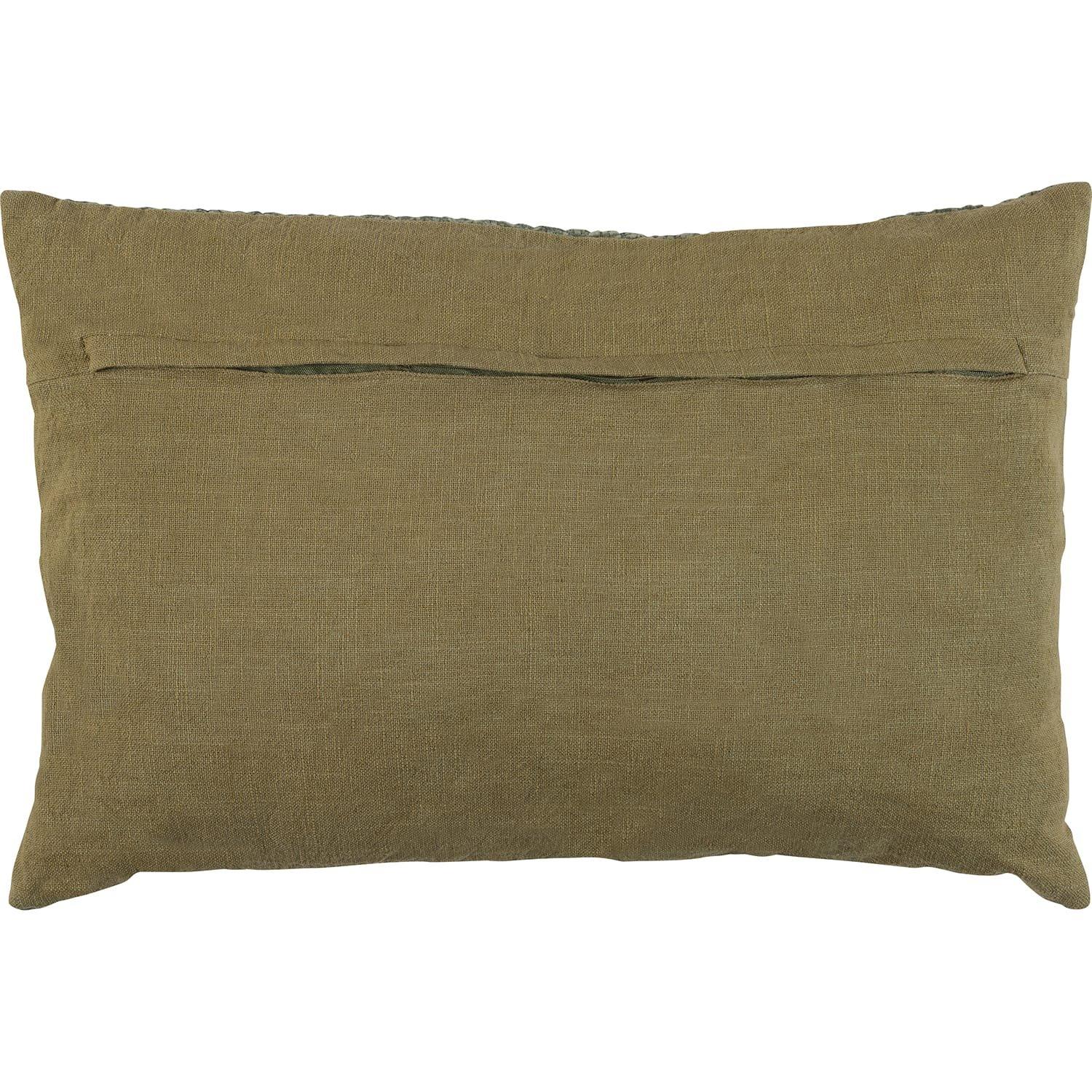 mutoni Kissen Flatter khaki 40x60  