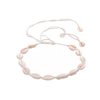 eStore  Chokerhalskette miten Muscheln - Weiß 