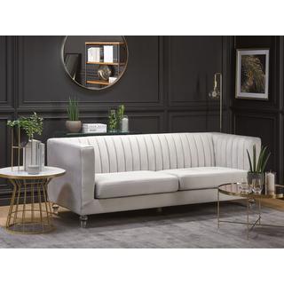 Beliani 3 Sitzer Sofa aus Samtstoff Modern ARVIKA  