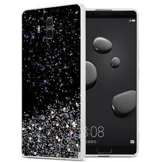 Cadorabo  Hülle für Huawei MATE 10 TPU Silikon mit funkelnden Glitter 