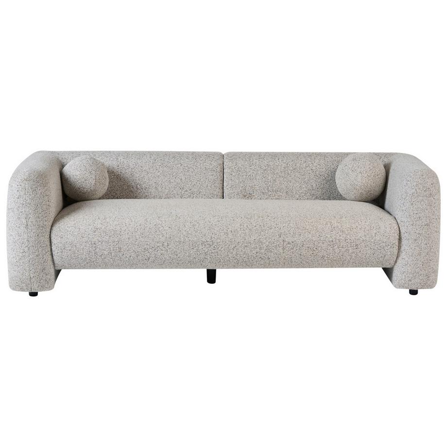 Beliani 4-Sitzer-Wohnzimmer Set aus Stoff  LEIREN  