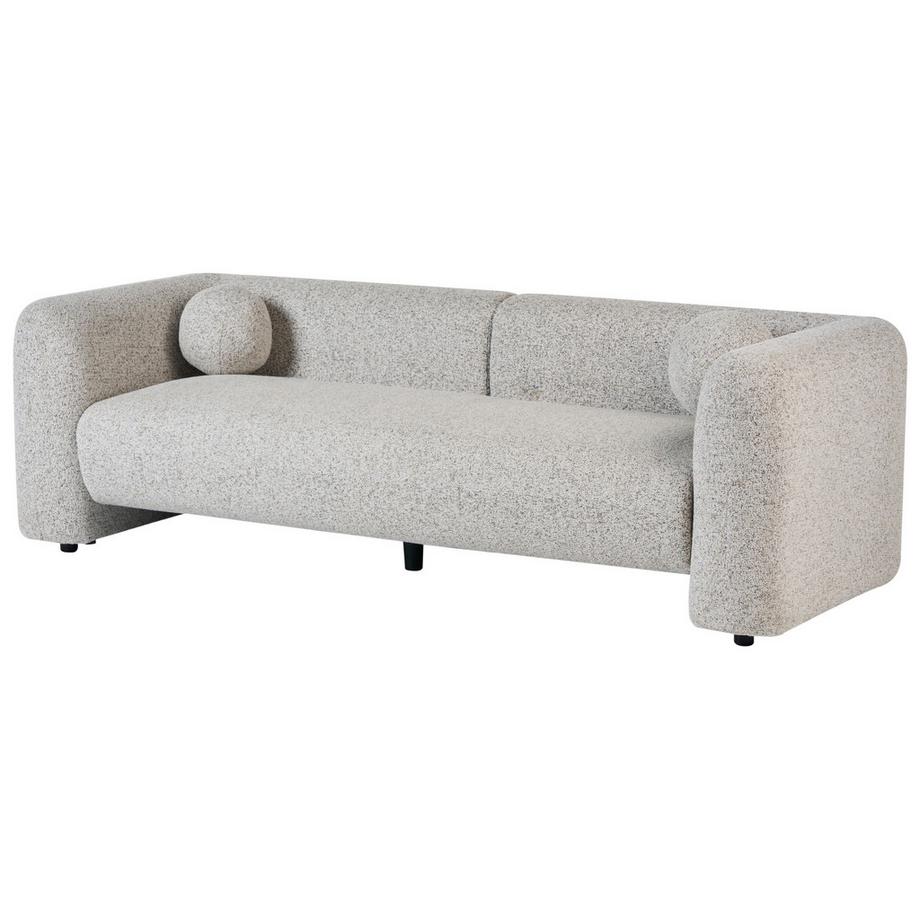 Beliani 4-Sitzer-Wohnzimmer Set aus Stoff  LEIREN  