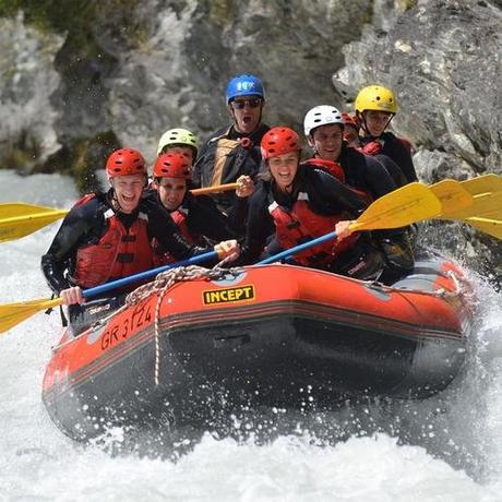 Geschenkidee  River Rafting Halbtagestour Scuolerschlucht 