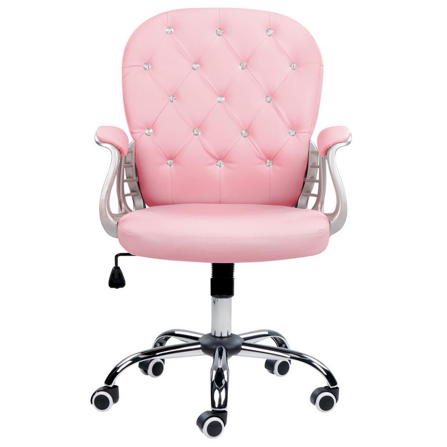 Beliani Chaise de bureau en Cuir PU Glamour PRINCESS  