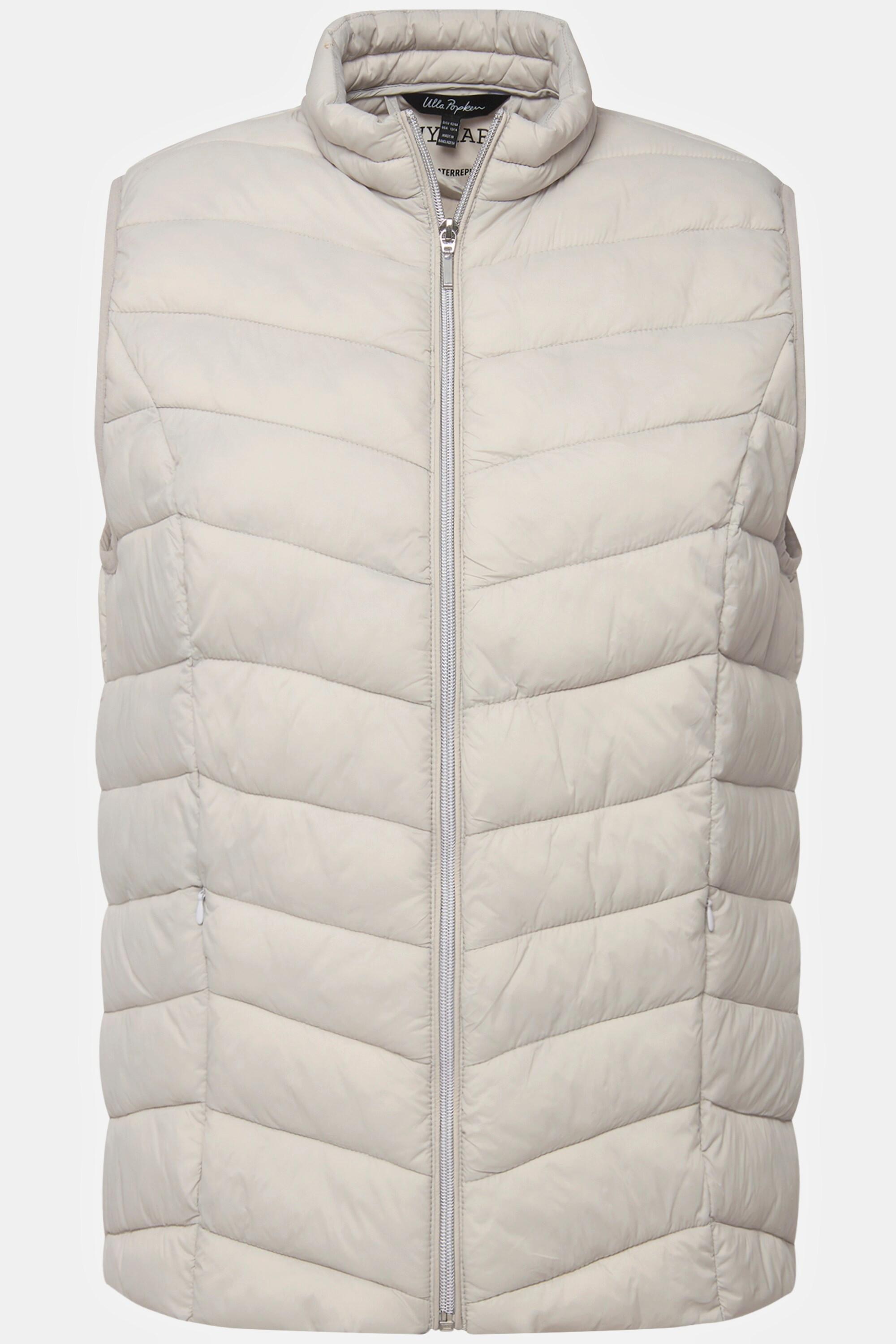 Ulla Popken  Gilet HYPRAR trapuntato e idrorepellente con colletto alto 