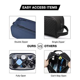 Only-bags.store  Trousse de toilette, organisateur de toilette de voyage, kit Dopp, trousse de rasage hydrofuge pour accessoires de toilette 