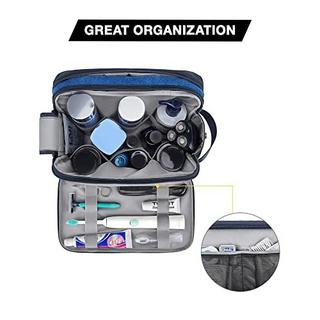 Only-bags.store  Trousse de toilette, organisateur de toilette de voyage, kit Dopp, trousse de rasage hydrofuge pour accessoires de toilette 