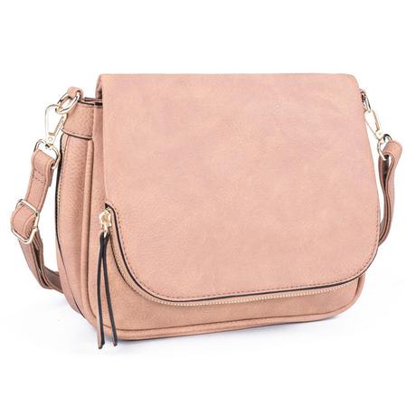 Only-bags.store Kleine PU Leder Crossbody Tasche mit mehreren Taschen  