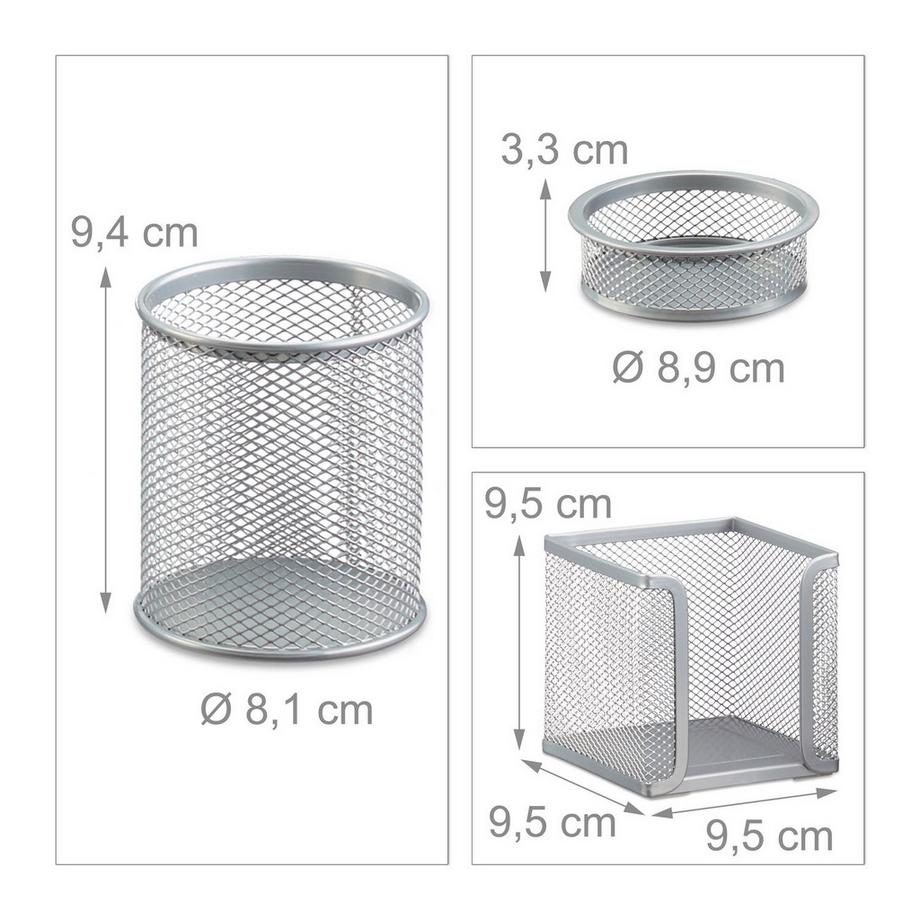 B2X Schreibtisch-Organizer-Set, 3-teilig  