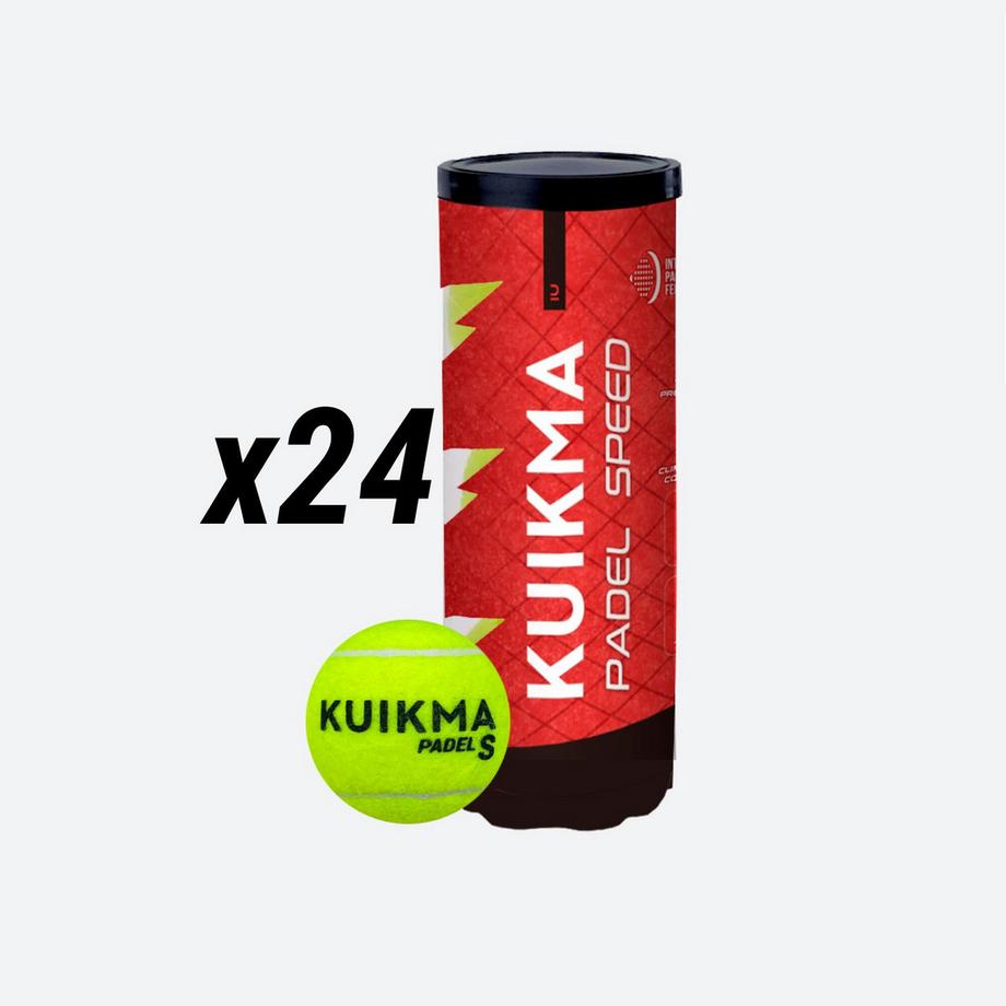 KUIKMA  Padelbälle mit Druck Karton mit 24 × 3er-Dose- Kuikma PB Speed 