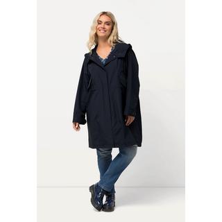 Ulla Popken  Parka idrorepellente HYPRAR con coulisse e cappuccio 