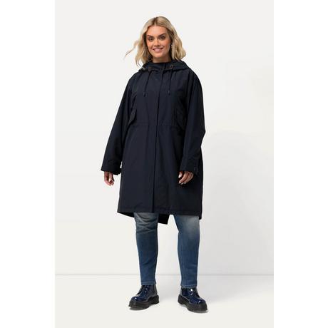 Ulla Popken  Parka idrorepellente HYPRAR con coulisse e cappuccio 