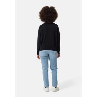 CASH-MERE.CH  Pullover ras du cou en laine et cachemire , style oversize 