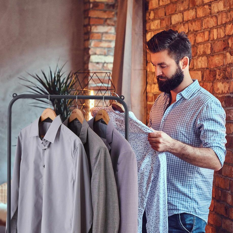 Northix  Portant à vêtements avec étagère 