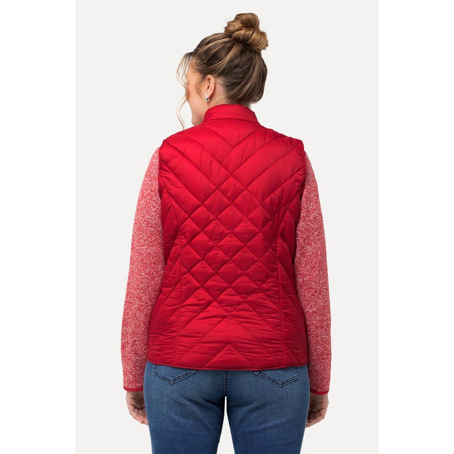 Ulla Popken HYPRAR Gilet Matelassé Déperlant Col Montant  