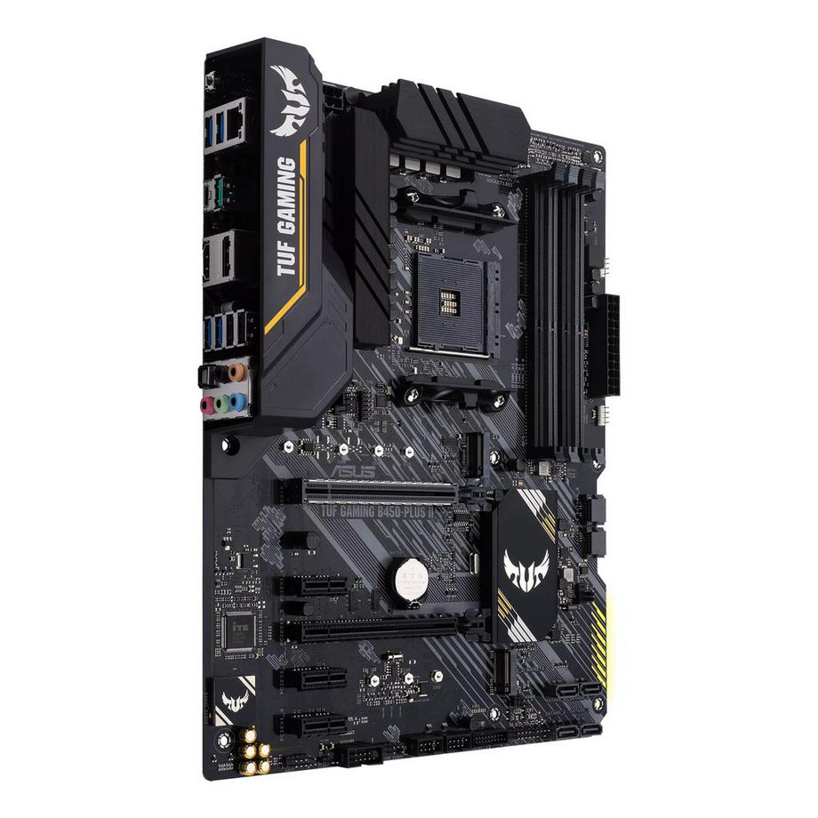 ASUS  ASUS TUF GAMING B450-PLUS II – Robustes und leistungsstarkes Motherboard für Gaming 