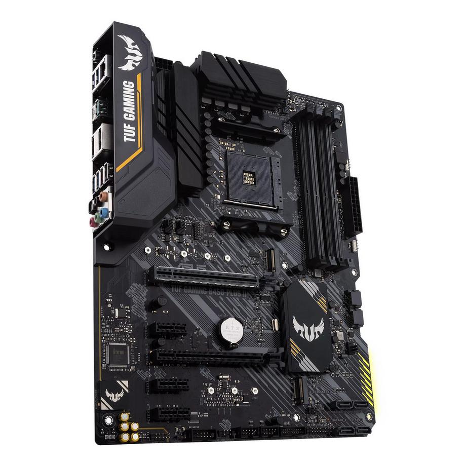 ASUS  ASUS TUF GAMING B450-PLUS II – Robustes und leistungsstarkes Motherboard für Gaming 