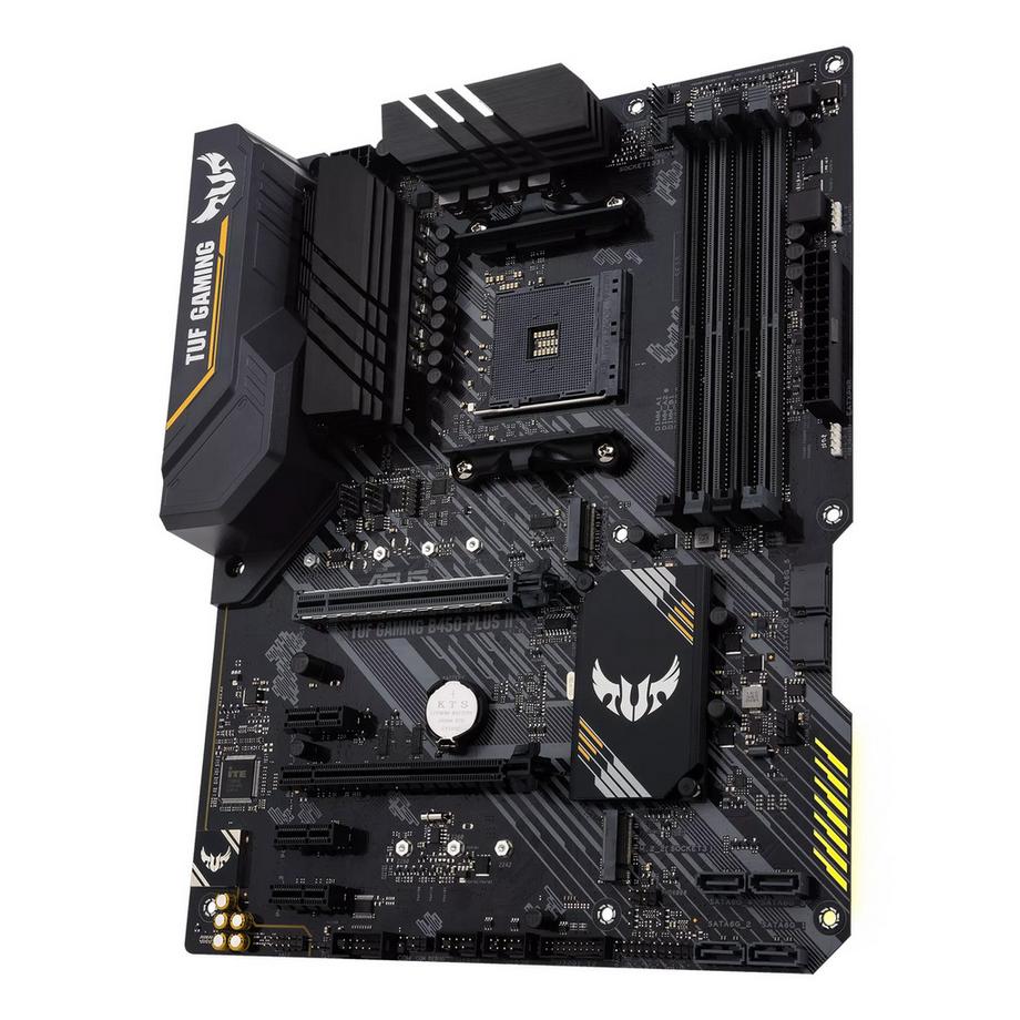 ASUS  ASUS TUF GAMING B450-PLUS II – Robustes und leistungsstarkes Motherboard für Gaming 