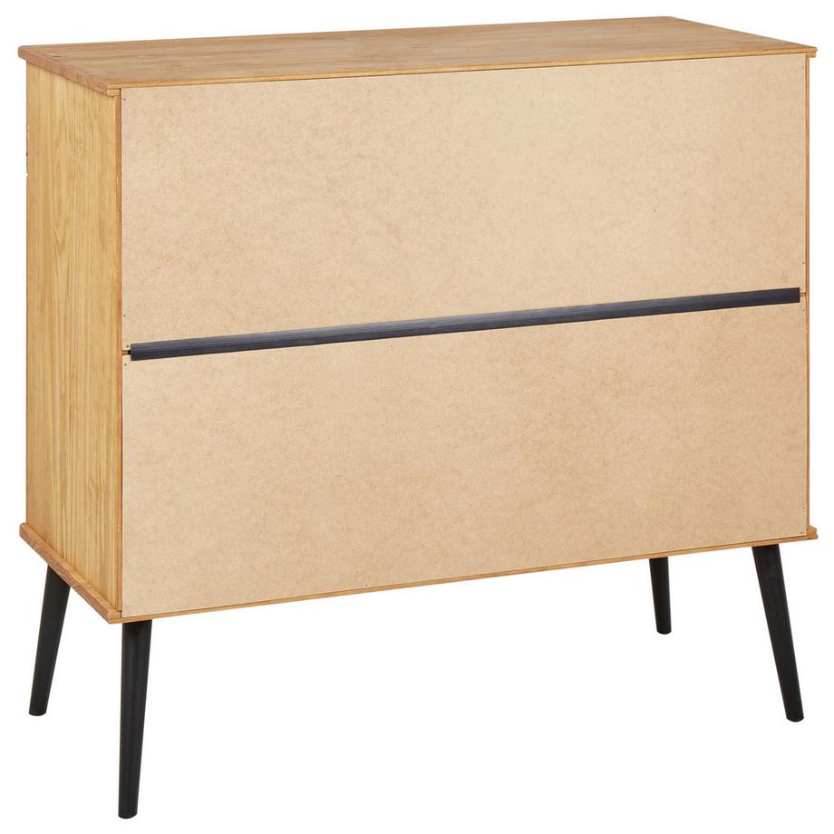 Beliani Sideboard mit 2 Türen aus Kiefernholz  TIMMINS  