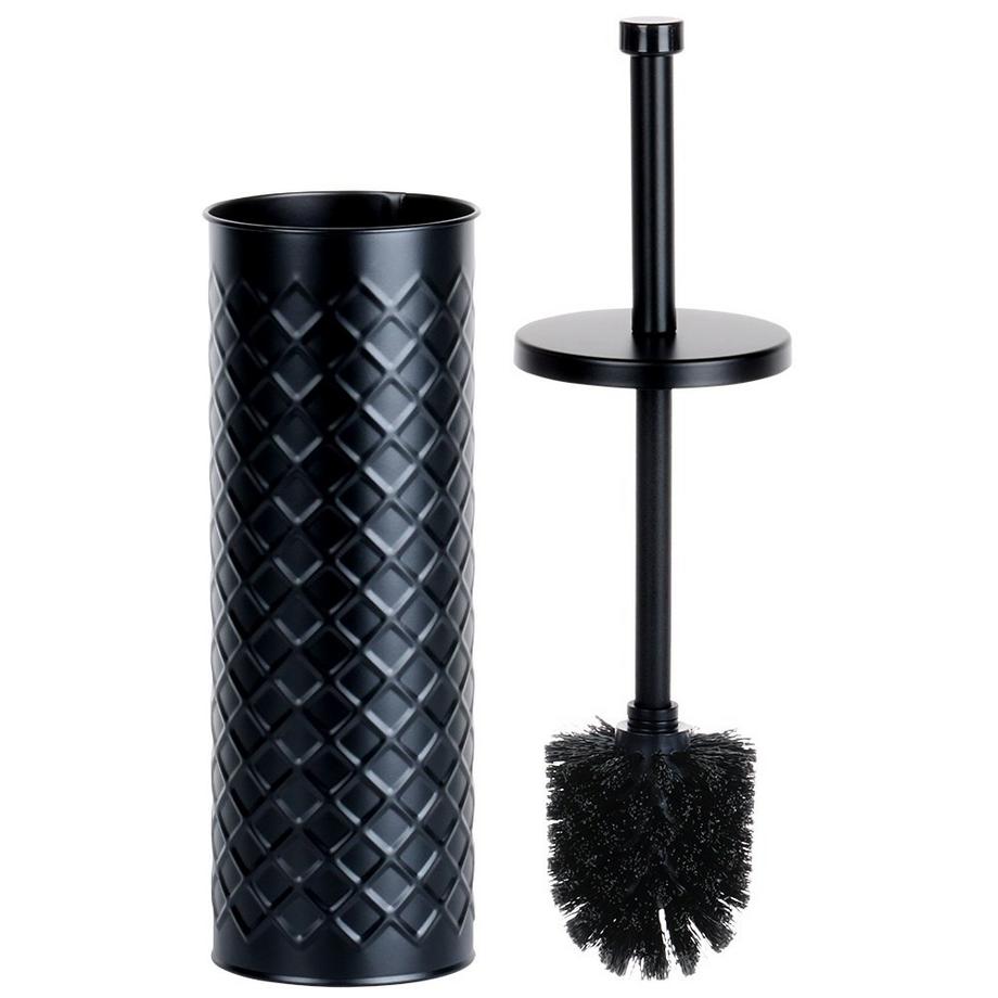 B2X  Elegante scopino per WC con setole nere resistenti 