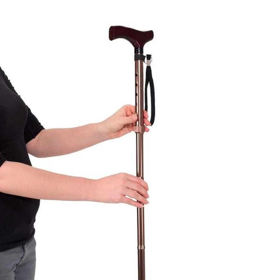 eStore  Faltbarer Spazierstock - Höhenverstellbar 