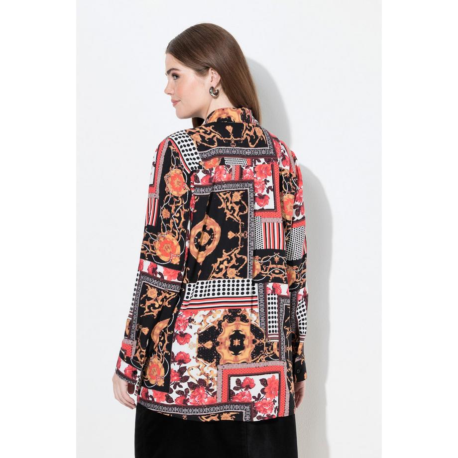 Ulla Popken Camicia con Design Stile Country Regular Fit  