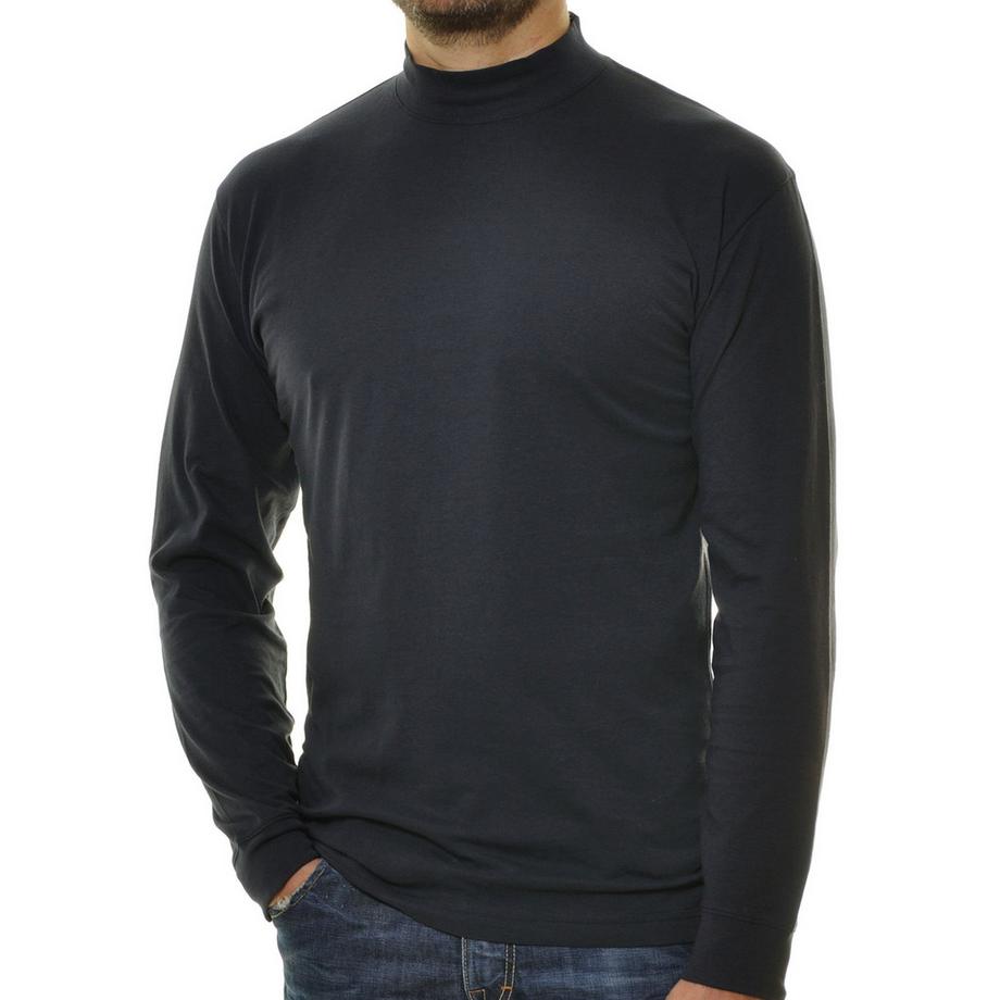 Ragman Longsleeve Basic Stehkragen Regular Fit  