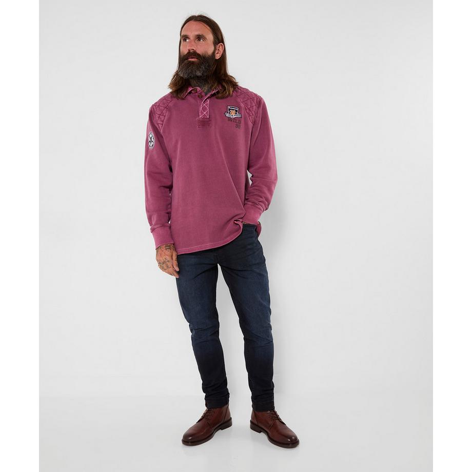 Joe Browns Gewaschenes Rugby-Henley-Shirt  