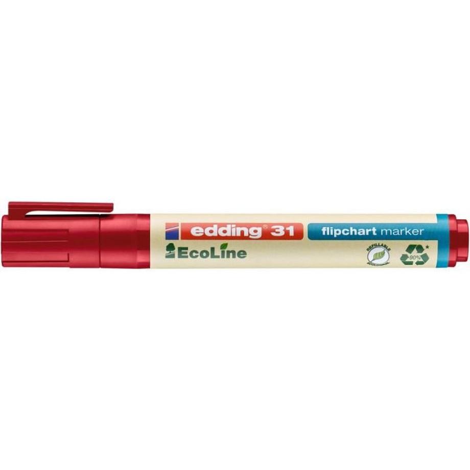 Edding Edding 31 EcoLine evidenziatore 1 pz Tipo di punta Rosso  