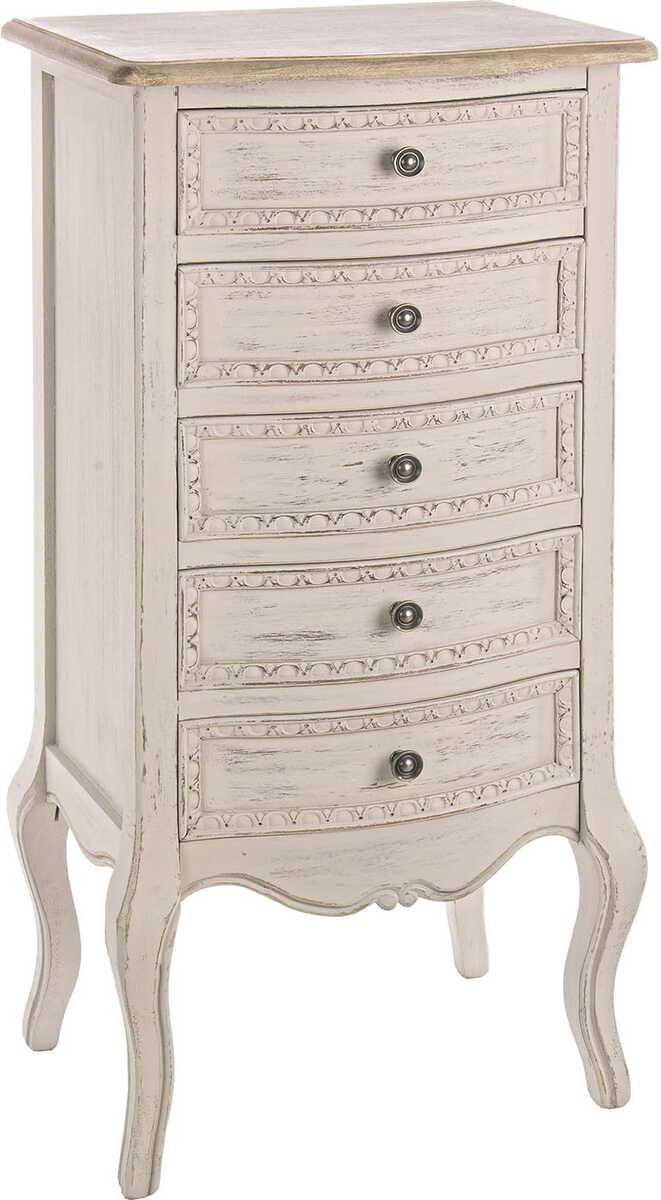 mutoni Commode haute 5 tiroirs Clarisse  