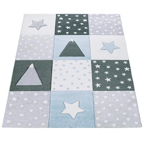 Paco Home Motif des montagnes des points d'étoile du tapis pour enfants  