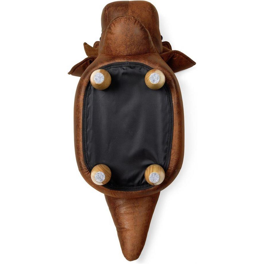 ZOOSY  Kinderhocker Dino Bolle Braun 