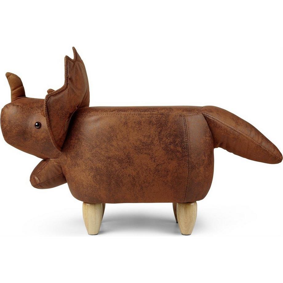 ZOOSY  Kinderhocker Dino Bolle Braun 