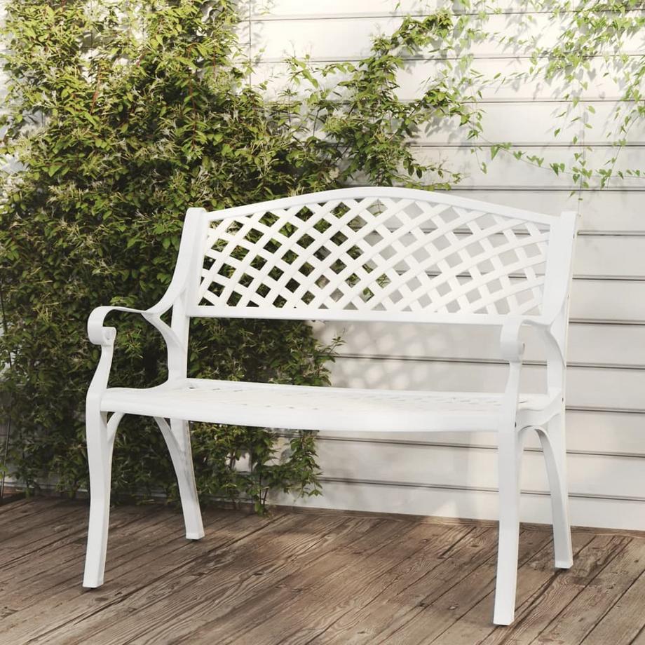 VidaXL Gartenbank aluminium  